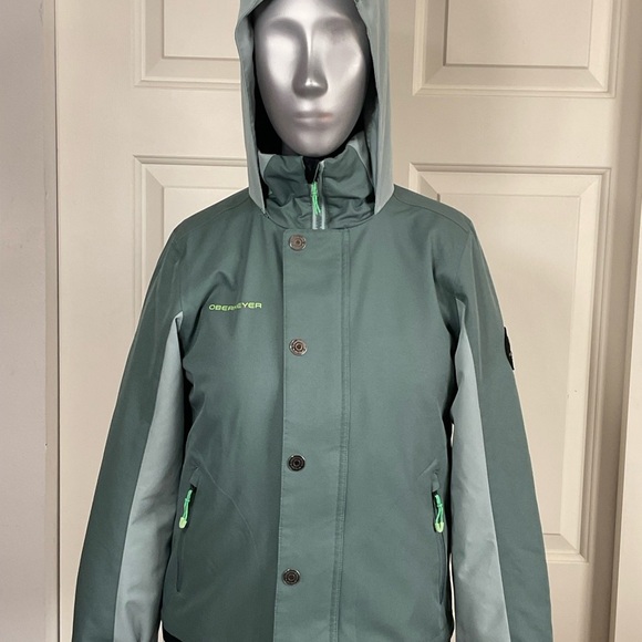 Obermeyer Other - Obermeyer Axel Ski Jacket Insulated Teen Small New Green/light Green